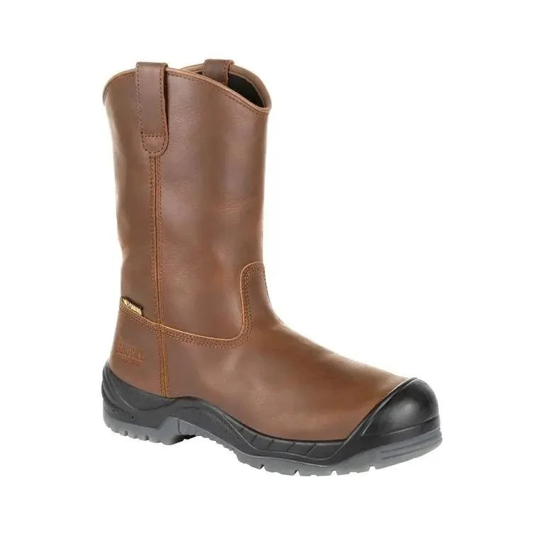 Men's work & safety boots with a toe cap made of aluminum alloyRocky Worksmart Composite Toe Internal Met Guard Pull-On Work Boot RKK0264