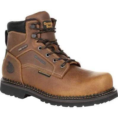 Men's anti - static work & safety boots for electronics industryGEORGIA GIANT REVAMP STEEL TOE INTERNAL MET-GUARD H2O WORK BOOT GB00322
