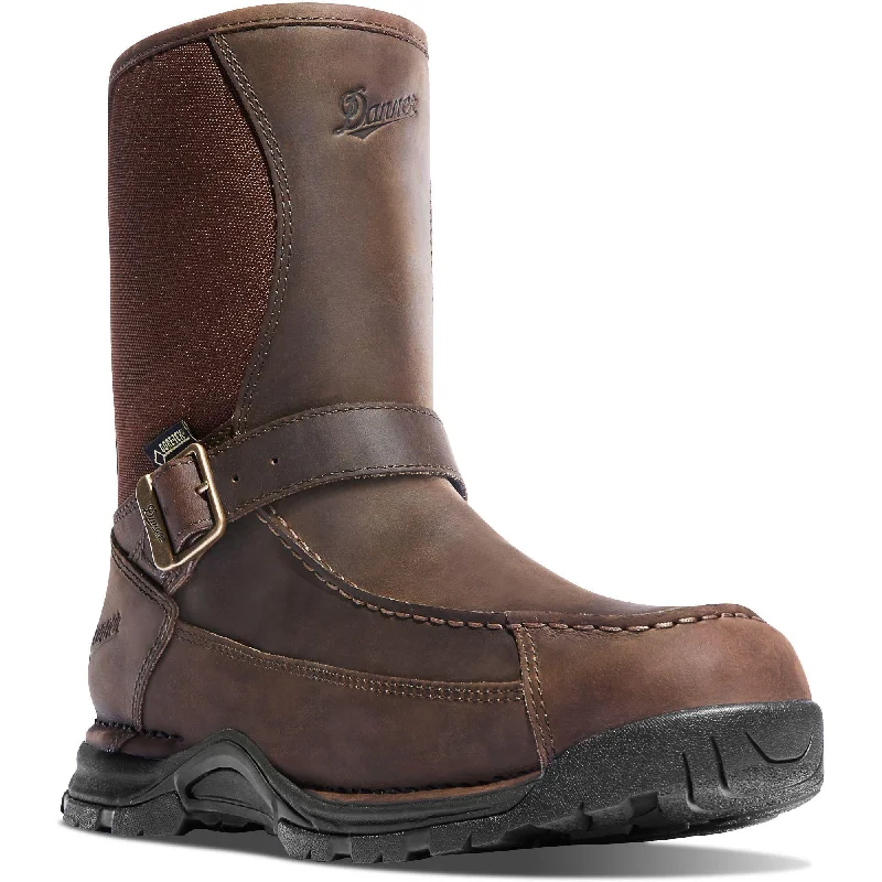 Men's work & safety boots with a moisture - wicking lining for dry feetDanner Men's Sharptail 10" Rear Zip Waterproof Hunt Boot Brown - 45025 Men's work & safety boots with a moisture - wicking lining for dry feetDanner Men's Sharptail 10" Rear Zip Waterproof Hunt Boot Brown - 45025