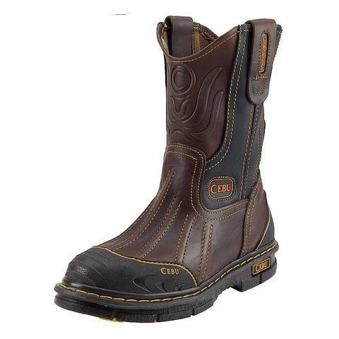 Men's breathable mesh - lined work & safety boots for hot weatherCebu BRDSHARK