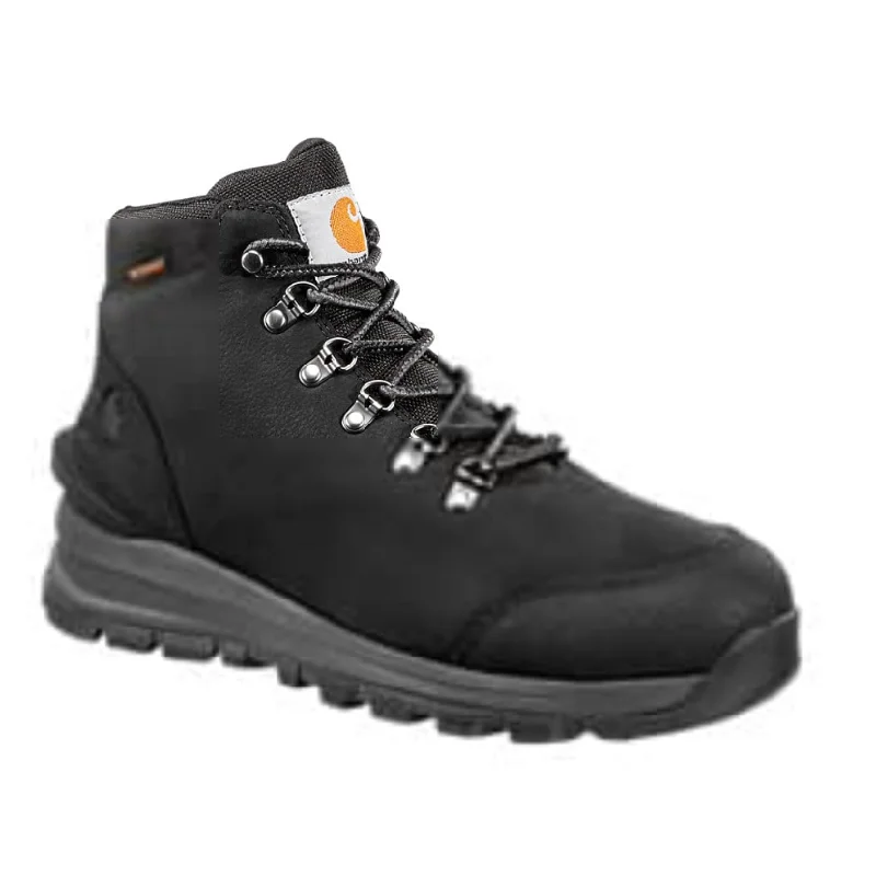 Men's work & safety boots with a chemical - resistant rubber soleCarhartt Men's Gilmore 5" WP Soft Toe Work Hiker Boot -Black- FH5051-M Men's work & safety boots with a chemical - resistant rubber soleCarhartt Men's Gilmore 5" WP Soft Toe Work Hiker Boot -Black- FH5051-M