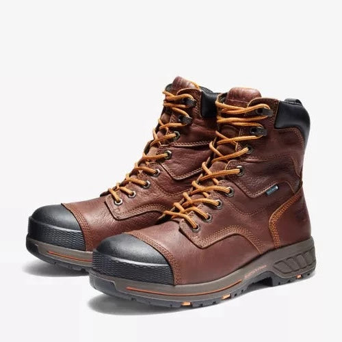 Men's work & safety boots with a removable insole for easy cleaningTimberland Pro Helix HD 8" Composite Toe Waterproof Work Boot