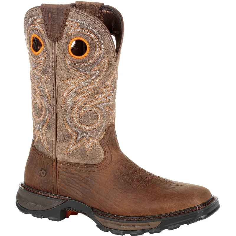 Men's work & safety boots with a removable insole for easy cleaningDurango Men's Maverick XP 11" Comp Toe Western Work Boot - DDB0239 Men's work & safety boots with a removable insole for easy cleaningDurango Men's Maverick XP 11" Comp Toe Western Work Boot - DDB0239
