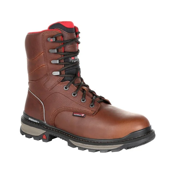 Men's electrical - hazard resistant work & safety boots with composite toeRocky Rams Horn Composite Toe Waterproof 800G Insulated Work Boot RKK0284