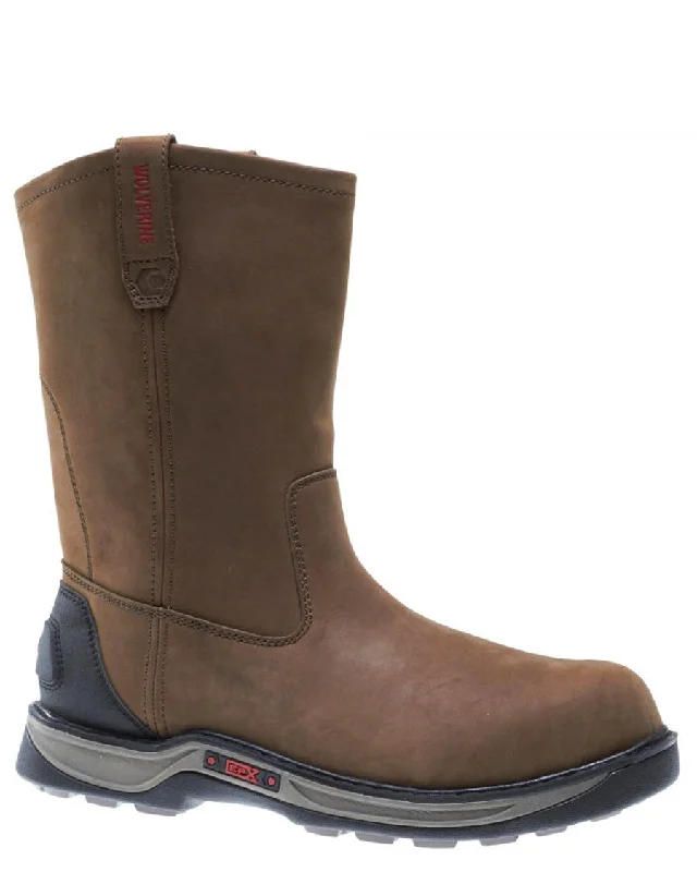 Men's work & safety boots with a reflective strip for low - light visibilityMens Edge LX EPX CM Pull-On Boots Men's work & safety boots with a reflective strip for low - light visibilityMens Edge LX EPX CM Pull-On Boots
