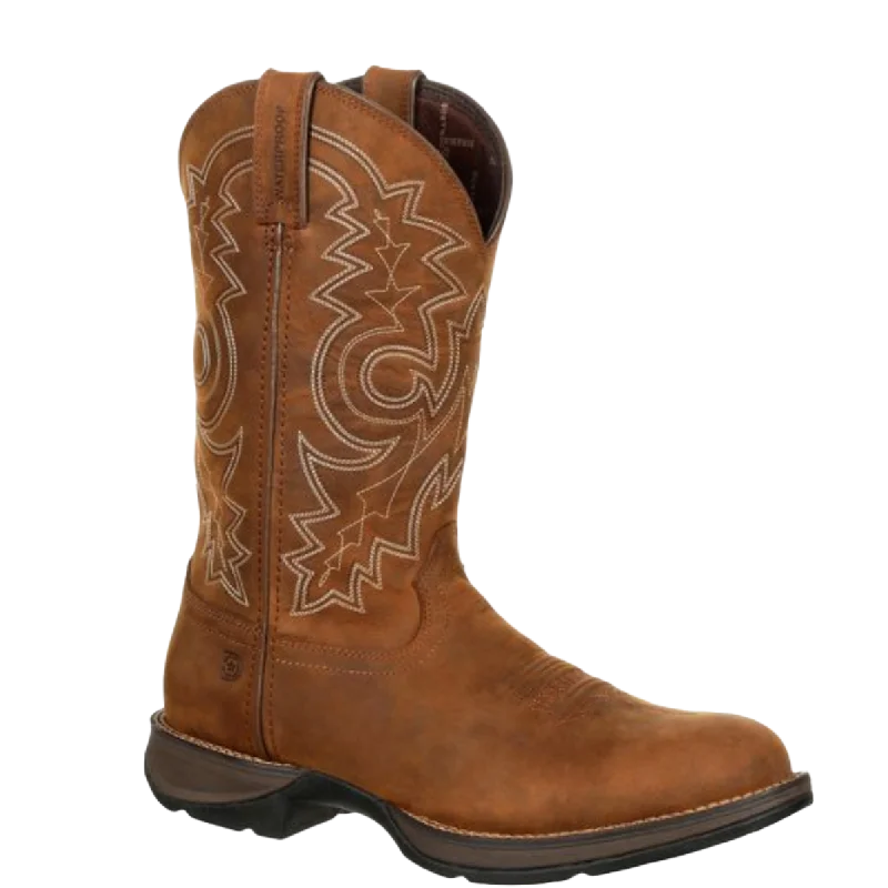 Men's work & safety boots with a reinforced heel counter for stabilityDurango® Men's 12" Western Coyote Brown Waterproof Boots DDB0163 Men's work & safety boots with a reinforced heel counter for stabilityDurango® Men's 12" Western Coyote Brown Waterproof Boots DDB0163