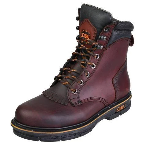 Men's work & safety boots with a moisture - wicking lining for dry feetCEBU LACERMAX 8" SHEDRON Men's work & safety boots with a moisture - wicking lining for dry feetCEBU LACERMAX 8" SHEDRON