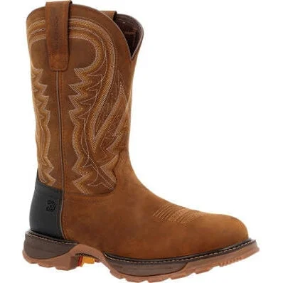 Men's slip - resistant work & safety boots for oily surfacesDurango Men's Maverick Xp 11" WP Steel Toe Work Boot -Brown- DDB0403 Men's slip - resistant work & safety boots for oily surfacesDurango Men's Maverick Xp 11" WP Steel Toe Work Boot -Brown- DDB0403