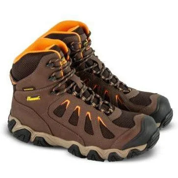 Men's metatarsal guard work & safety boots for heavy - duty tasksThorogood Men's Crosstrex 6" Hiker WP Comp Work Boot -Brown- 804-4296
