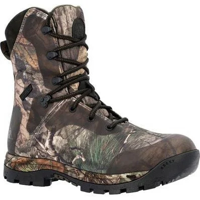 Men's work & safety boots with a high - traction lug pattern for uneven groundRocky Men's Lynx 8" WP 1000G Outdoor Hunt Boot Mossy Oak RKS0627 Men's work & safety boots with a high - traction lug pattern for uneven groundRocky Men's Lynx 8" WP 1000G Outdoor Hunt Boot Mossy Oak RKS0627