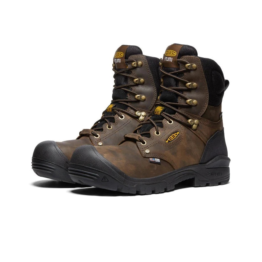 Men's water - repellent leather work & safety boots for outdoor workKeen Independence 8" Waterproof Work Boot Men's water - repellent leather work & safety boots for outdoor workKeen Independence 8" Waterproof Work Boot