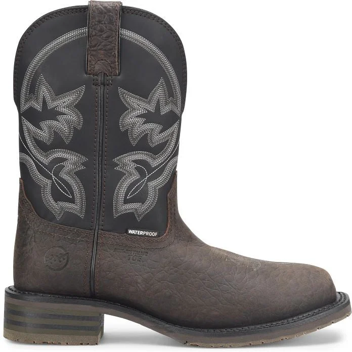 Men's electrical - hazard resistant work & safety boots with composite toeDouble H Men's Stockma 10" Toe Comp Toe Western Work Boot -Brown- DH4151 Men's electrical - hazard resistant work & safety boots with composite toeDouble H Men's Stockma 10" Toe Comp Toe Western Work Boot -Brown- DH4151