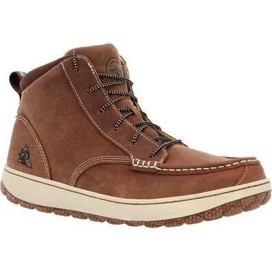 Men's waterproof steel - toe work & safety boots for wet environmentsRocky Men's Dry Strike 5" Soft Toe Slip Resist Outdoor Shoe -Brown- RKS0632 Men's waterproof steel - toe work & safety boots for wet environmentsRocky Men's Dry Strike 5" Soft Toe Slip Resist Outdoor Shoe -Brown- RKS0632