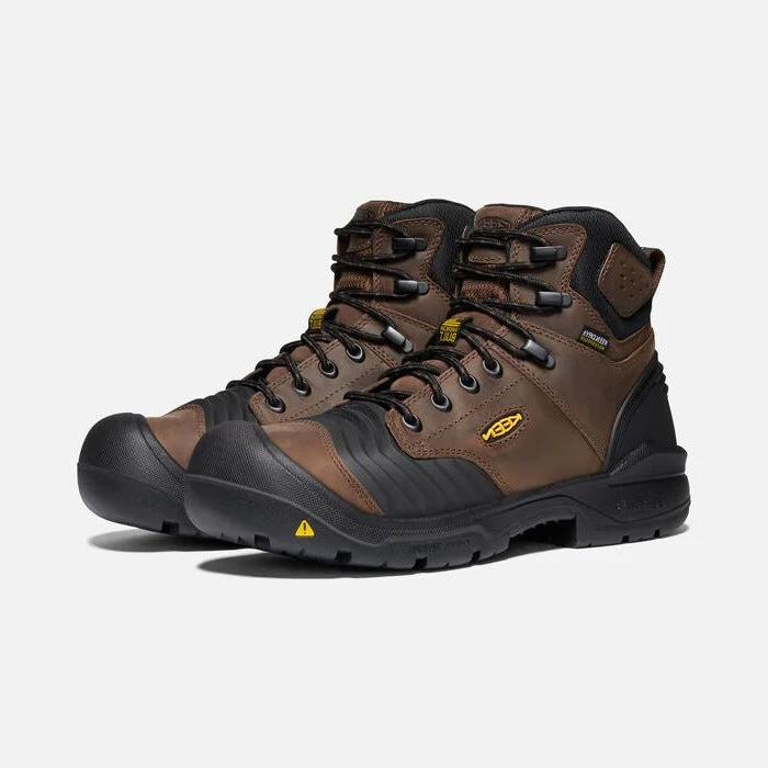 Men's anti - static work & safety boots for electronics industryKeen Portland 6" Waterproof Carbon Toe Work Boot