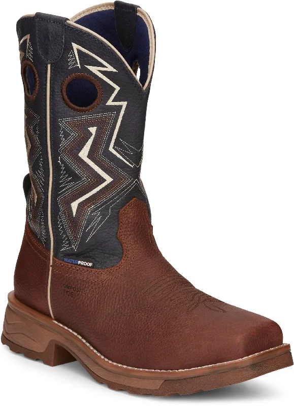 Men's puncture - resistant work & safety boots with Kevlar soleTony Lama Men's TLX Force Dark Brown Waterproof Composite Toe Western Work Boots TW3402 Men's puncture - resistant work & safety boots with Kevlar soleTony Lama Men's TLX Force Dark Brown Waterproof Composite Toe Western Work Boots TW3402