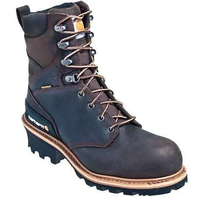 Men's waterproof steel - toe work & safety boots for wet environmentsCarhartt Boots: Men's CML8360 Composite Toe Waterproof EH Logger Boots Men's waterproof steel - toe work & safety boots for wet environmentsCarhartt Boots: Men's CML8360 Composite Toe Waterproof EH Logger Boots