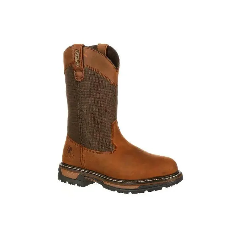 Men's metatarsal guard work & safety boots for heavy - duty tasksRocky Ride 200G Insulated Waterproof Wellington Men’s Boot 2867