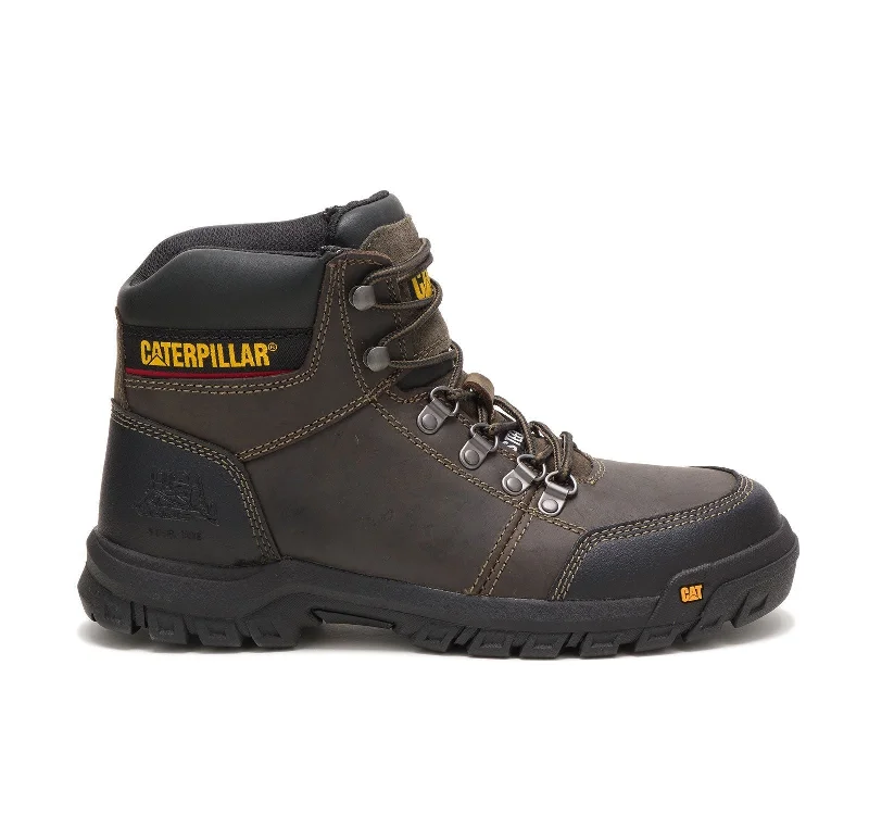 Men's insulated work & safety boots for cold - climate workOutline Steel-Toe Work Boot Brown/Black