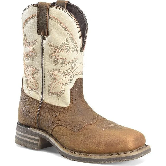 Men's non - metallic work & safety boots for airport security jobsDouble H Men's Hingham 10" Comp Toe Western Work Boot -Brown- DH4150 Men's non - metallic work & safety boots for airport security jobsDouble H Men's Hingham 10" Comp Toe Western Work Boot -Brown- DH4150
