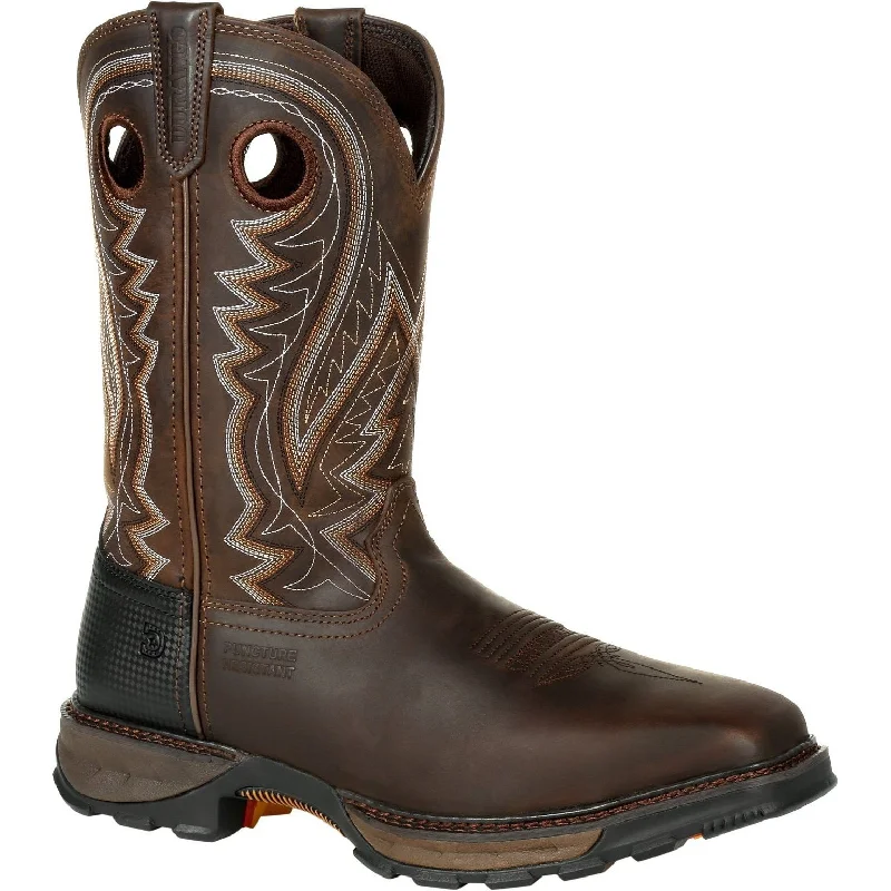 Men's work & safety boots with a flame - resistant upper for firefighting or welding workDurango Men's Maverick XP 11" Steel Toe Western Work Boot - DDB0269