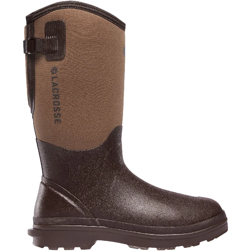 Men's metatarsal guard work & safety boots for heavy - duty tasksLaCrosse Men's Alpha Range Air-Circ 14" Rubber Work Boot Brown 623380 Men's metatarsal guard work & safety boots for heavy - duty tasksLaCrosse Men's Alpha Range Air-Circ 14" Rubber Work Boot Brown 623380