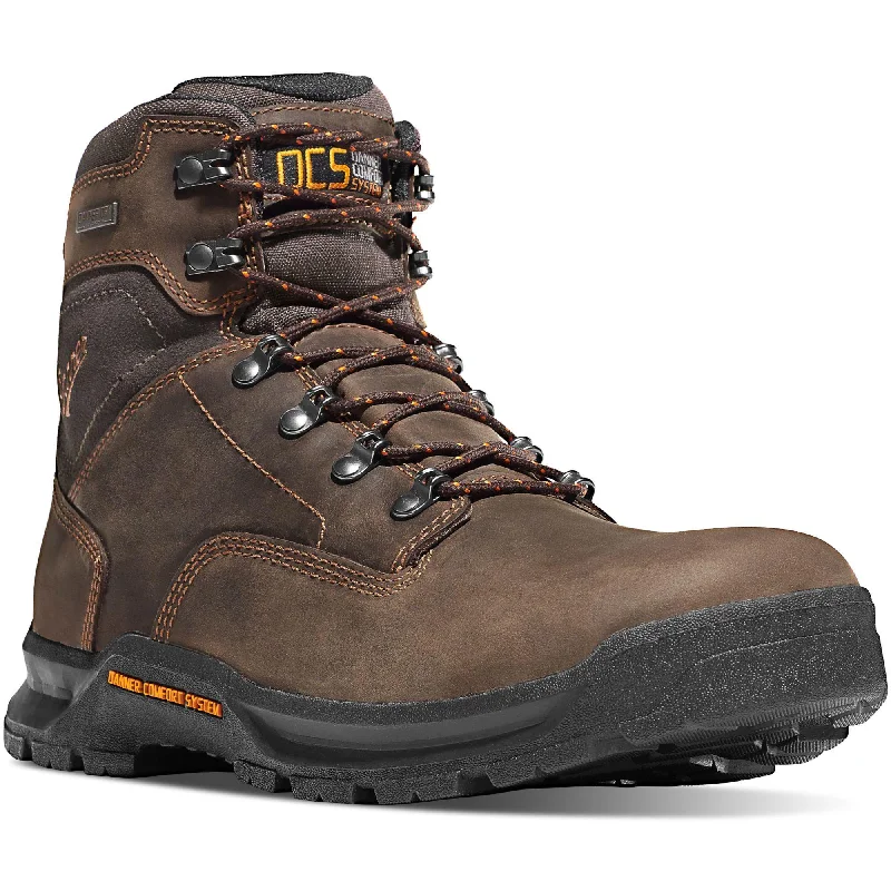 Men's heat - resistant work & safety boots for foundry jobsDanner Men's Crafter 6" Comp Toe WP Work Boot - Brown - 12435 Men's heat - resistant work & safety boots for foundry jobsDanner Men's Crafter 6" Comp Toe WP Work Boot - Brown - 12435