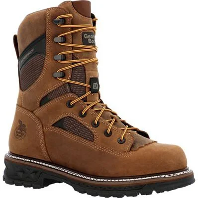 Men's shock - absorbing work & safety boots for long - hours standingGeorgia Men's LTX Logger 9" CT WP Work Boot- Brown- GB00669 Men's shock - absorbing work & safety boots for long - hours standingGeorgia Men's LTX Logger 9" CT WP Work Boot- Brown- GB00669