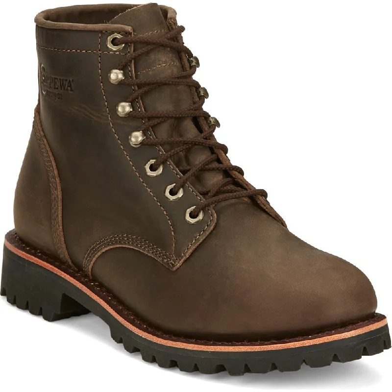 Men's carbon fiber toe work & safety boots for lightweight protectionChippewa Men's Classic 2.0 6" Plain Toe Work Boot - Brown - NC2080 Men's carbon fiber toe work & safety boots for lightweight protectionChippewa Men's Classic 2.0 6" Plain Toe Work Boot - Brown - NC2080