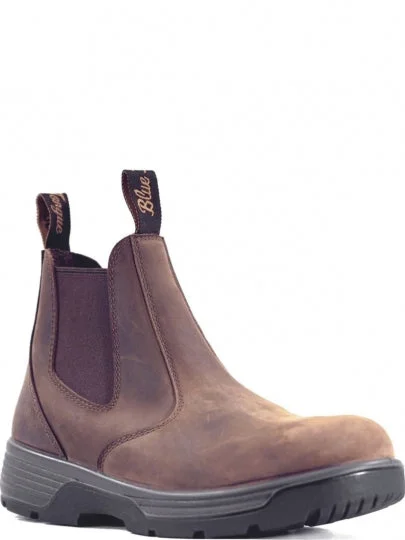 Men's waterproof steel - toe work & safety boots for wet environmentsRedback Blue Tongue Mens Fallbrook Slip On Boot BTF SOFT TOE