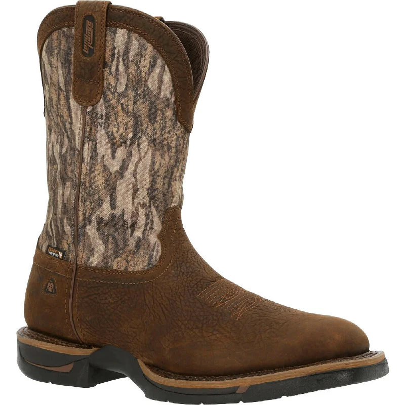 Men's waterproof steel - toe work & safety boots for wet environmentsMen's Rocky Long Range 11" Waterproof Western Boot RKW0358