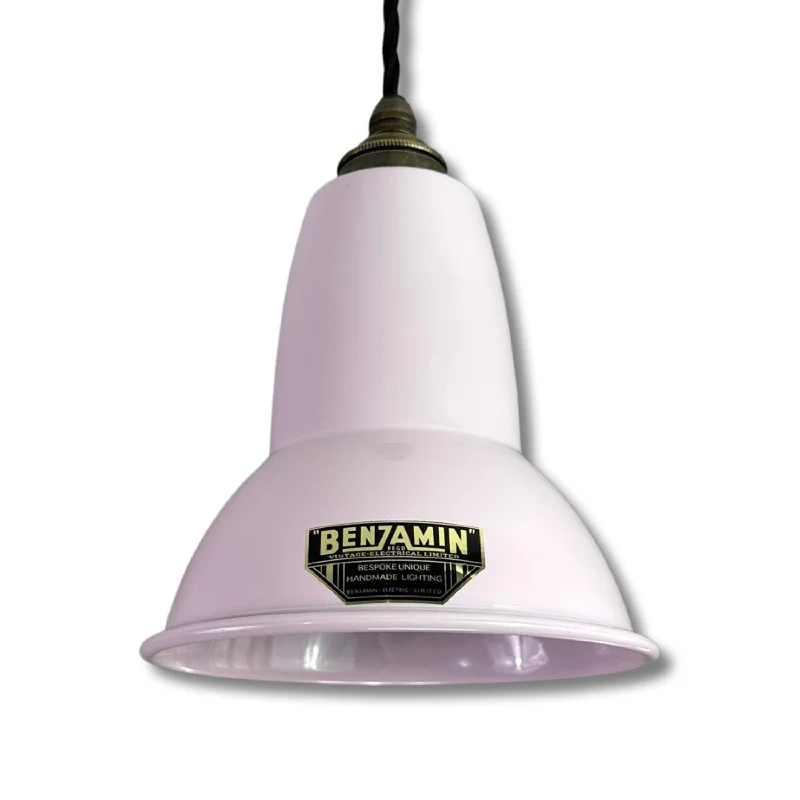 Alby ~ Rose Pink Shade Pendant Set Light ~ 6 Inch