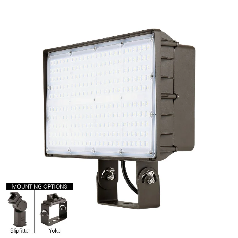 Konlite LED Outdoor Flood Light - 135W - 18,000 lumens - 4000K - Optional Dusk To Dawn Photocell - 120-277V - 400W Equal