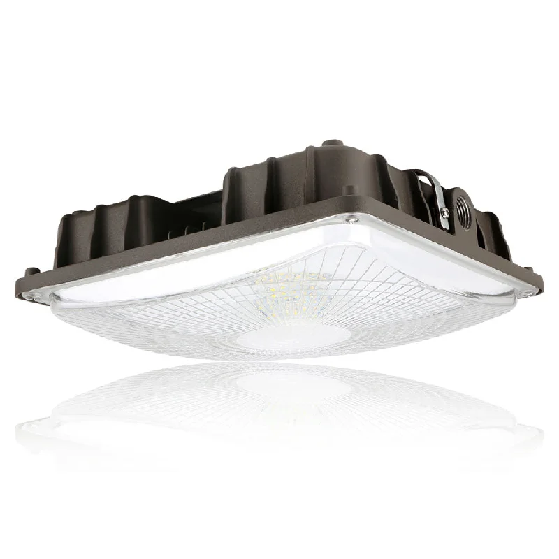 Konlite LED Canopy Area Light - 60W - 8,000 Lumens - 5000K - Non-Dimmable -120-277V - 150W Equal