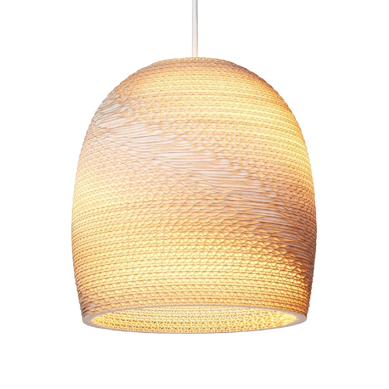 asian - inspired wall lamps with bamboo or paper shades for a zen - like Scraplights Bell Pendant Light by Graypants