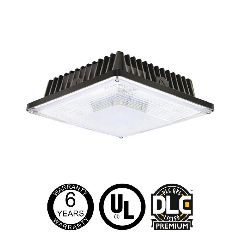 Green Inova LED Outdoor Canopy Light - 40W - 120-277V - 4645 lumens - 5000K - 175W Equal