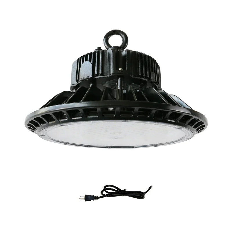 Konlite HB03 series UFO LED High Bay Light - 200W - 120-277V - 28000 lumens - 5000K - 0-10V Dimmable - 600W Equal