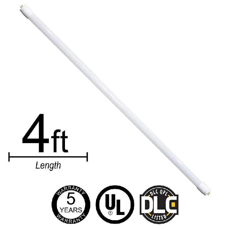 Energetic Lighting T8 4ft LED Tube Light Direct Wire Type B Single End - 14W - 120-277V - 1935 lumens - 5000K - 20 pack