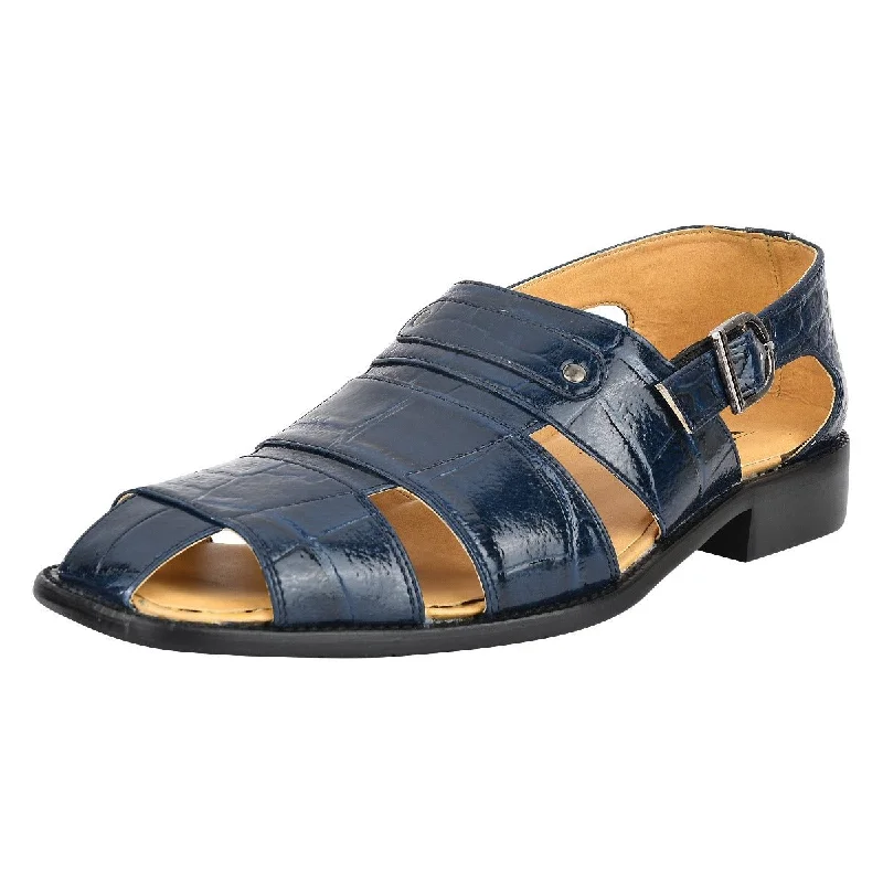 Men's sandals with a contrast stitching detail Austin Mens Leather Fisherman Sandals Men's sandals with a contrast stitching detail Austin Mens Leather Fisherman Sandals