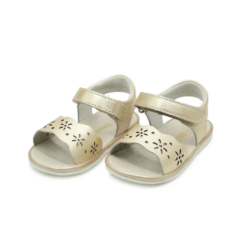 Men's sandals in a neutral color like black or brown Hanna Floral Sandal (Baby)