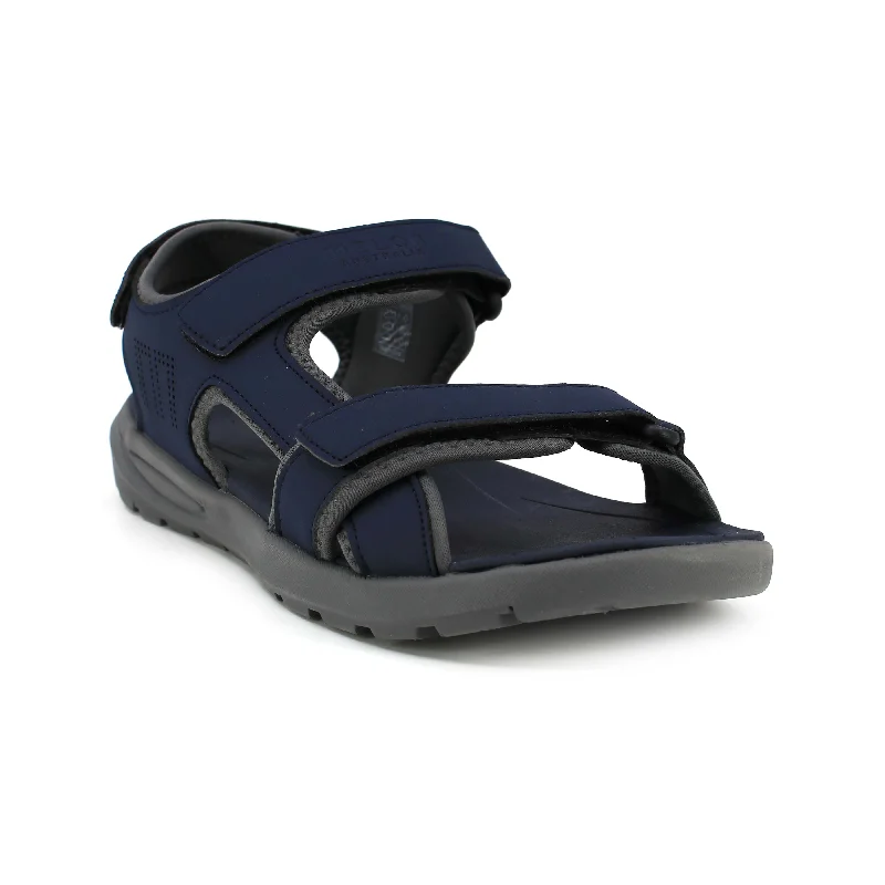 Men's sandals with a padded heel MEN CASUAL VELCRO SANDALS