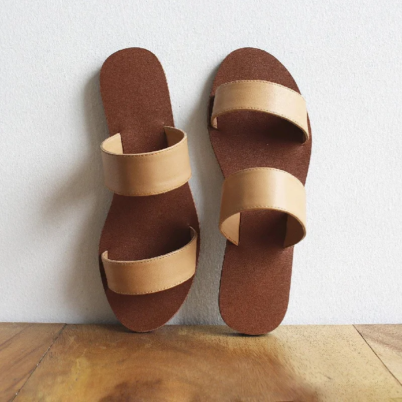 Men's sandals with a wide strap for support 2 strap sandals