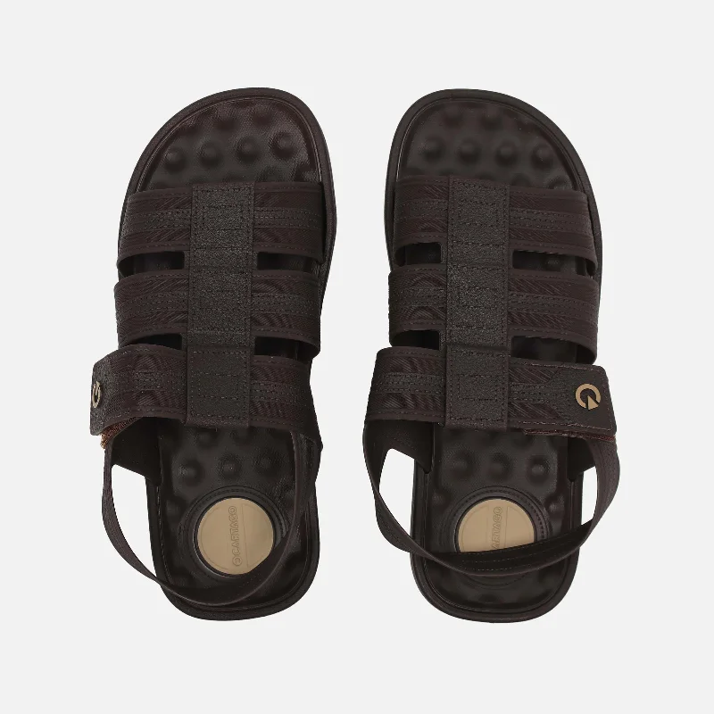 Men's sandals with a buckle closure MEN CASUAL SLIP-ON SANDALS