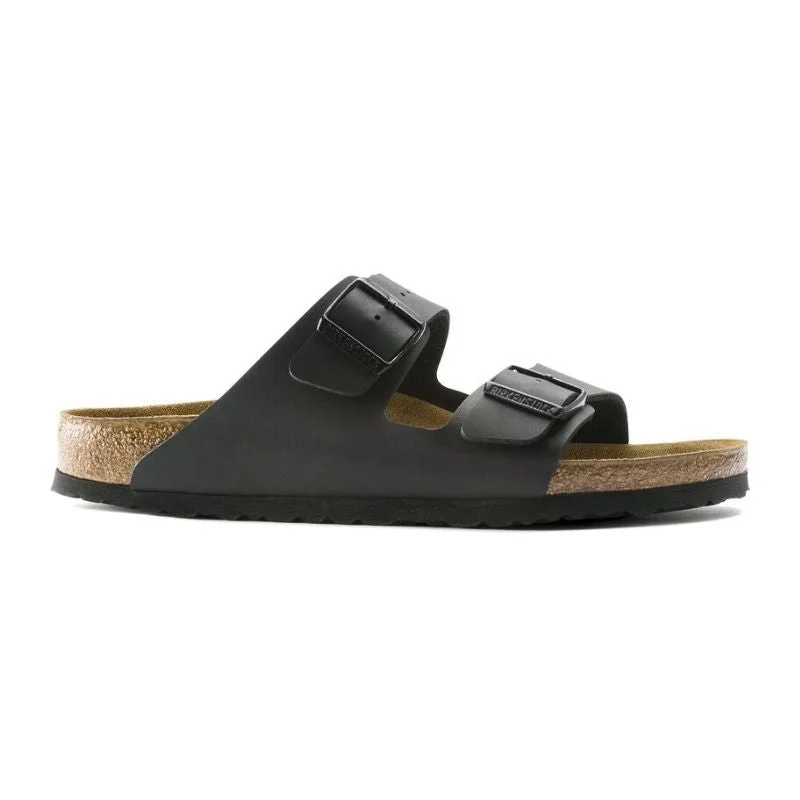 Men's sandals with a cushioned footbed Unisex Arizona Birko Flor Black