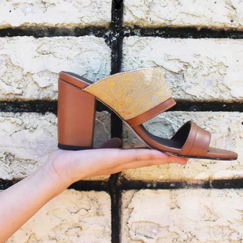 Men's sandals with a cushioned footbed Janna Heels