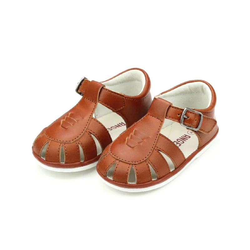 Men's sandals with a toe post design Henry Caged Leather Sandal (Baby)