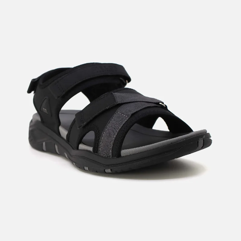Men's sandals with a padded heel MEN CASUAL VELCRO SANDALS