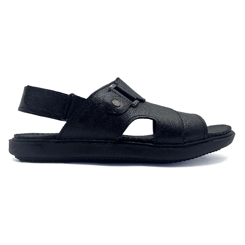 Men's sandals with a pointed toe for a stylish look Black Casual Sandal