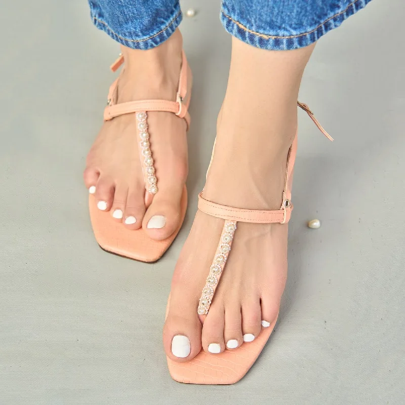Men's sandals with a wide strap for support Coral Muse