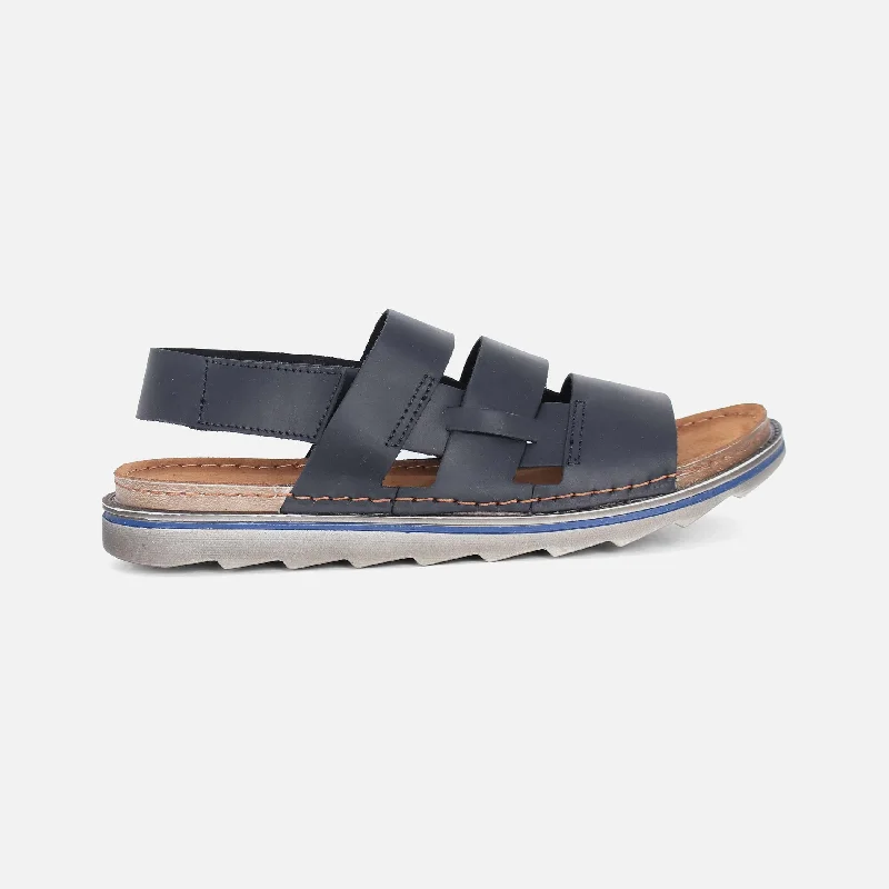 Men's sandals with a padded heel MEN CASUAL SLIP-ON SANDALS