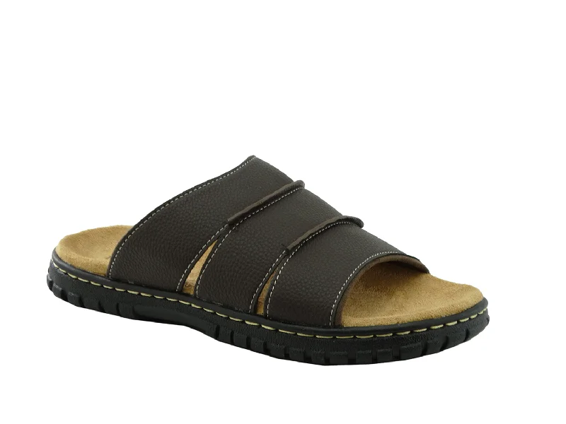 Men's sandals with a durable outer sole 91630102, Marco Ferrara, Marc-40 - Men's Slippers - Brown Men's sandals with a durable outer sole 91630102, Marco Ferrara, Marc-40 - Men's Slippers - Brown